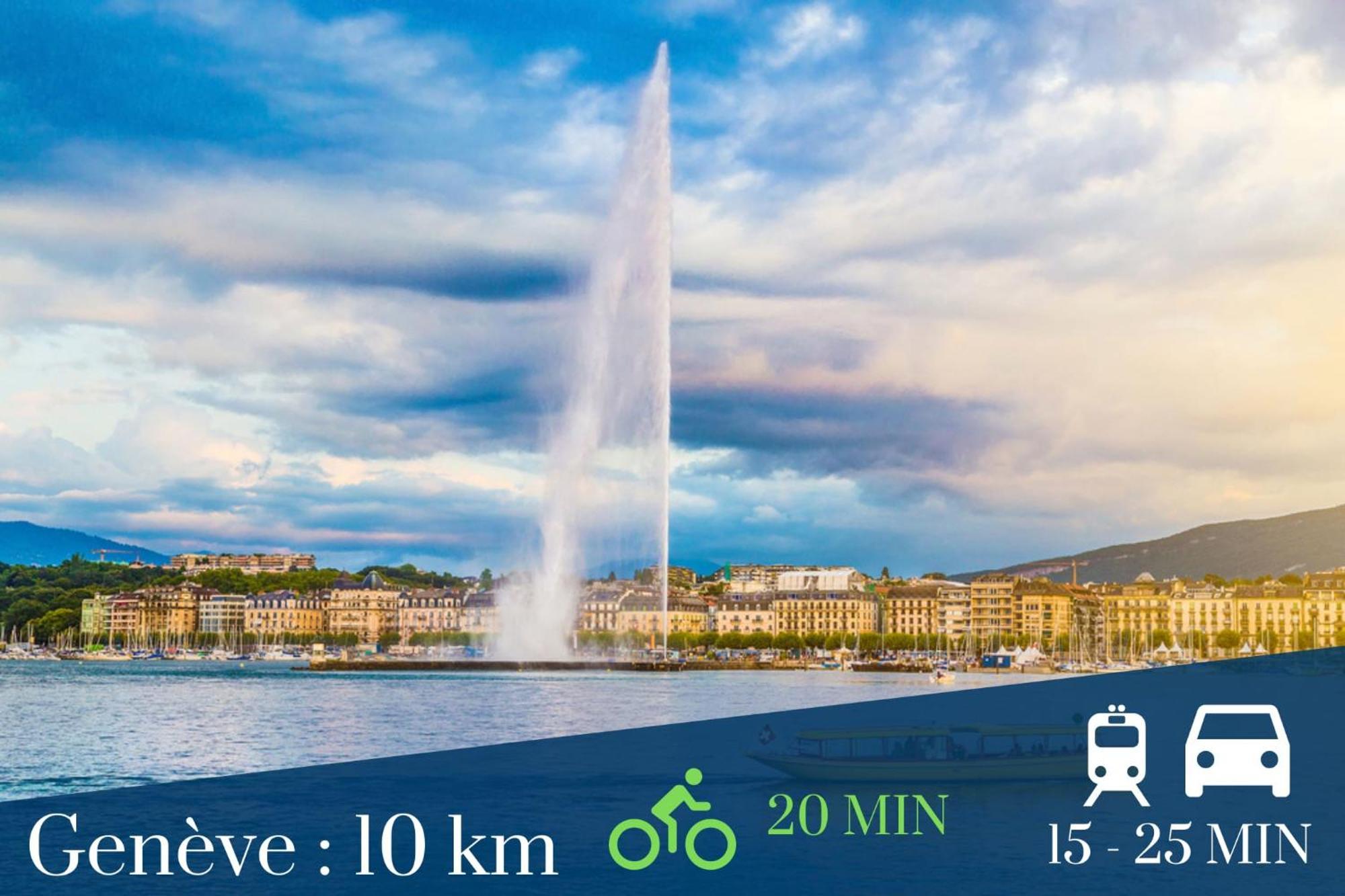 Homey Wild - Proche Gare Et Tram - Proche Centre - Balcon Prive - Parking Prive - Wifi Gratuit Annemasse Luaran gambar