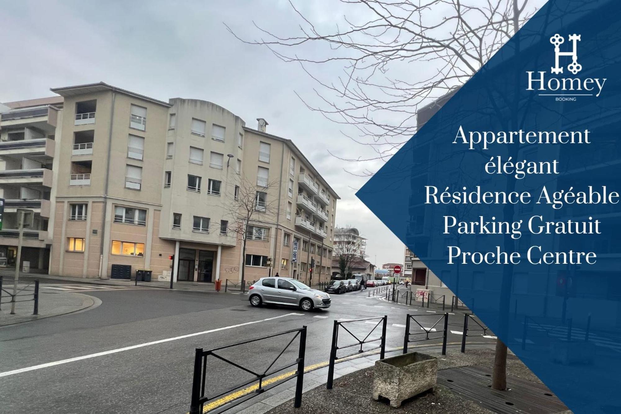 Homey Wild - Proche Gare Et Tram - Proche Centre - Balcon Prive - Parking Prive - Wifi Gratuit Annemasse Luaran gambar